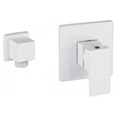 Смеситель для душа KAISER Sonat 34177-4 White встраиваемый