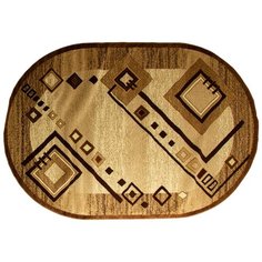 Ковер БЦФ "LAGUNA" овальный 0,8*1,5 М D188 BEIGE (1) "меринос" Merinos