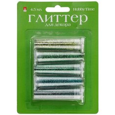 Глиттер для декора с дозатором №4, 4,5 грамм, 5 цветов Альт