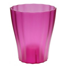Горшок для цветов "Plastia" Ola цвет прозрачный фиолетовый 1шт