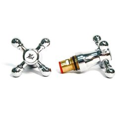 Ремкомплект для смесителей отеч. 18*1 пластик, маховик крест (1/40) "профсан"