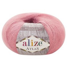 Пряжа Alize Atlas 50гр. 250м. (49% шерсть, 51% полиэстер) (246 розовый) 10 мотков