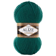Пряжа ALIZE Lanagold 100гр., 240м (49%шерсть, 51%акрил) (507 античный зеленый) 5 шт