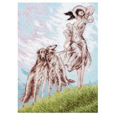 11.014 Набор для вышивания Палитра Три грации 20х27 см