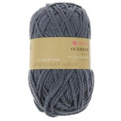 Пряжа Пехорка "Осенняя", 150 метров, 5 мотков по 200 грамм, цвет: 255 джинсовый