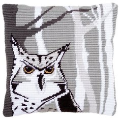 Набор для вышивания гобеленовым швом Vervaco "Подушка. Филин Гелла", 40x40 см, арт. PN-0163611