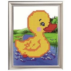 Набор для вышивания бисером "Утенок", 12,2x15,8 см Светлица