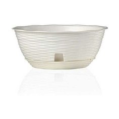 Кашпо-миска "Paglia panna", 30 см (кремовый) Bama