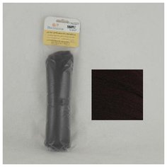 Волокно для валяния "Семёновская пряжа" (шерсть тонкая), цвет: 1443 махагон, 100 г