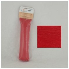 Волокно для валяния "Семёновская пряжа" (шерсть), цвет: 0213 кармин, 100 г