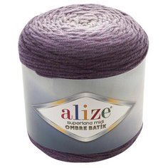 Пряжа Alize "Superlana Midi Ombre Batik", цвет: 7270, 510 м, 300 грамм (2 мотка) (количество товаров в комплекте: 2)