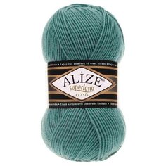Пряжа ALIZE Superlana klasik (однотонная) 100гр. 280м. (75% акрил, 25%шерсть) ТУ (164 лазурный) 5 шт