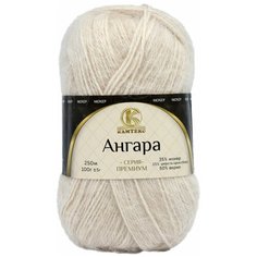 Пряжа Камтекс Ангара 100гр. 250м. (35% мохер, 15% шерсть кроссбред, 50% акрил) (188 топленое молоко) 5 шт