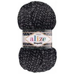 Пряжа ALIZE SUPERLANA MEGAFIL 100гр. 55м (25% Шерсть - 75% Aкрил) (600 DUE) 5 шт