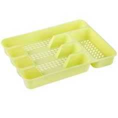 Лоток для столовых приборов "Капелька" (лайм) Alternativa