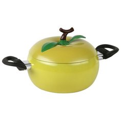 Кастрюля, 18 см, дизайн - лимон + крышка (арт. CL1806 Vegetto) Pomi Doro