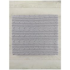 Плед детский вязаный Warm Whiff D-03 Хлопок Светло-Серый