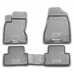 Коврики в салон Element подходит для NISSAN X-Trail T31 (II, IIp), 2007-2013, 4 шт. (серые), CARNIS00031g