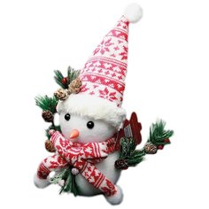 Рождественская декоративная фигурка "Снеговик", 20х25 см Arte Nuevo