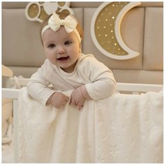 Плед-покрывало "Луны", 75х100 см, экрю Baby Nice