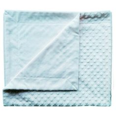 Плед Папитто двуслойный (цвет: голубой, 82x92 см)