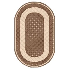 КОВЕР ЦИНОВКА "ЭКО" 0,5*0,8 М 7367/23 ОВАЛЬНЫЙ (1/10) "ЛЮБЕРЕЦКИЕ КОВРЫ"