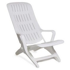 Шезлонг Стандарт Пластик №1, белый