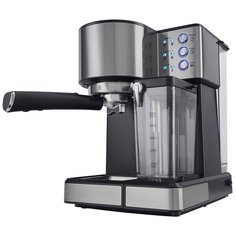 Кофеварка рожковая Polaris PCM 1536E Adore Cappuccino, серый/черный