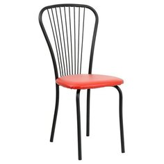 Стул "Лайт-1" Черный/красный 4071264 Доляна