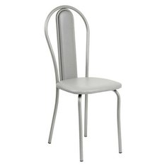 Стул "Венский Мягкий" Серебристый металлик/металлик 4071277 Доляна