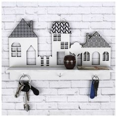 Ключница с полкой "Домики" 3956900 Сима ленд