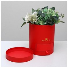 Коробка подарочная круглая 16,5 х 16,5 х 24 см 2489191 Сима ленд