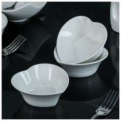 Набор салатников 3 шт "Сердца" 30,5х10х5,5 см 3613867 Сима ленд