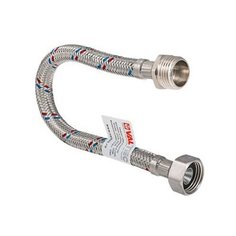Valtec Гибкая подводка для воды с ниппелем из нержавеющей стали гайка–штуцер 1/2” 80 см