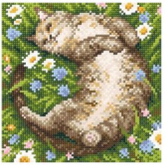 МС-044 Алмазная мозаика Ромашковое лето20*20см Brilliart М.П.Студия