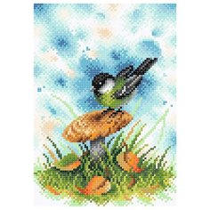 МС-036 Алмазная мозаика На грибной опушке19*27см Brilliart М.П.Студия