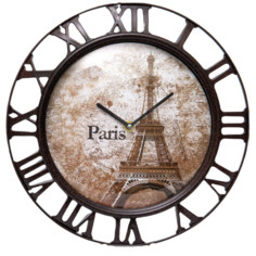 Часы настенные круглые Home art 30,5 см Guterwahl