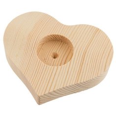 Заготовка для декорирования Mr. Carving "Подсвечник. Сердце", арт. ПР-34