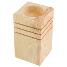 Заготовка для декорирования Mr. Carving "Подсвечник с рисунком", арт. ПР-35