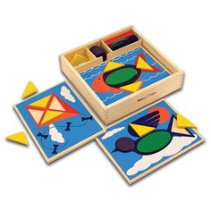 Трафарет и блоки Melissa & Doug
