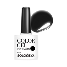 Гель-лак для ногтей Solomeya Color Gel, 8.5 мл, Super Black/Супер черный 124