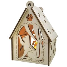 Домик с подсветкой "Кот - пёс", 8 деталей СИМВОЛИК