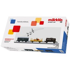 Дополнительный набор грузовых вагонов для железной дороги "Стройплощадка", арт. 044083 Marklin