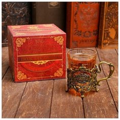 Подстаканник со стаканом "Лучший папа", 11,3 х 11,5 х 7,3 см 839696 Семейные традиции