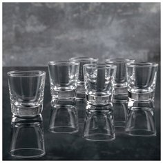 Набор стаканов для вина 45 мл 100/2 гладь, гор.отрезка 4207204 Неман