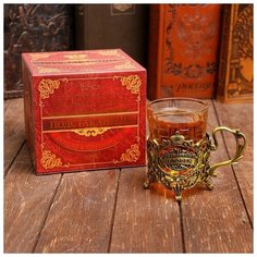 Подстаканник со стаканом "Уважаемый человек", 11,3 х 11,5 х 7,3 см 839694 Семейные традиции