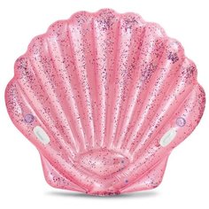 Плот надувной "Розовая ракушка", 178x165x24 см Intex