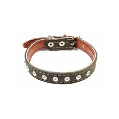 Ошейник №20, двойная кожа Зоотехнология М