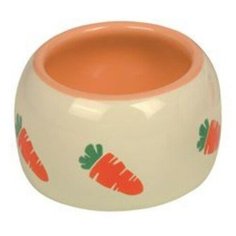 Миска керамическая для мелких животных "Nobby", с рисунком, 0,125 л