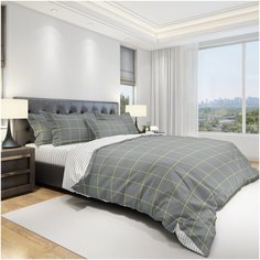 Постельное бельё Amore Mio Eco cotton Grillage GY 2 сп.